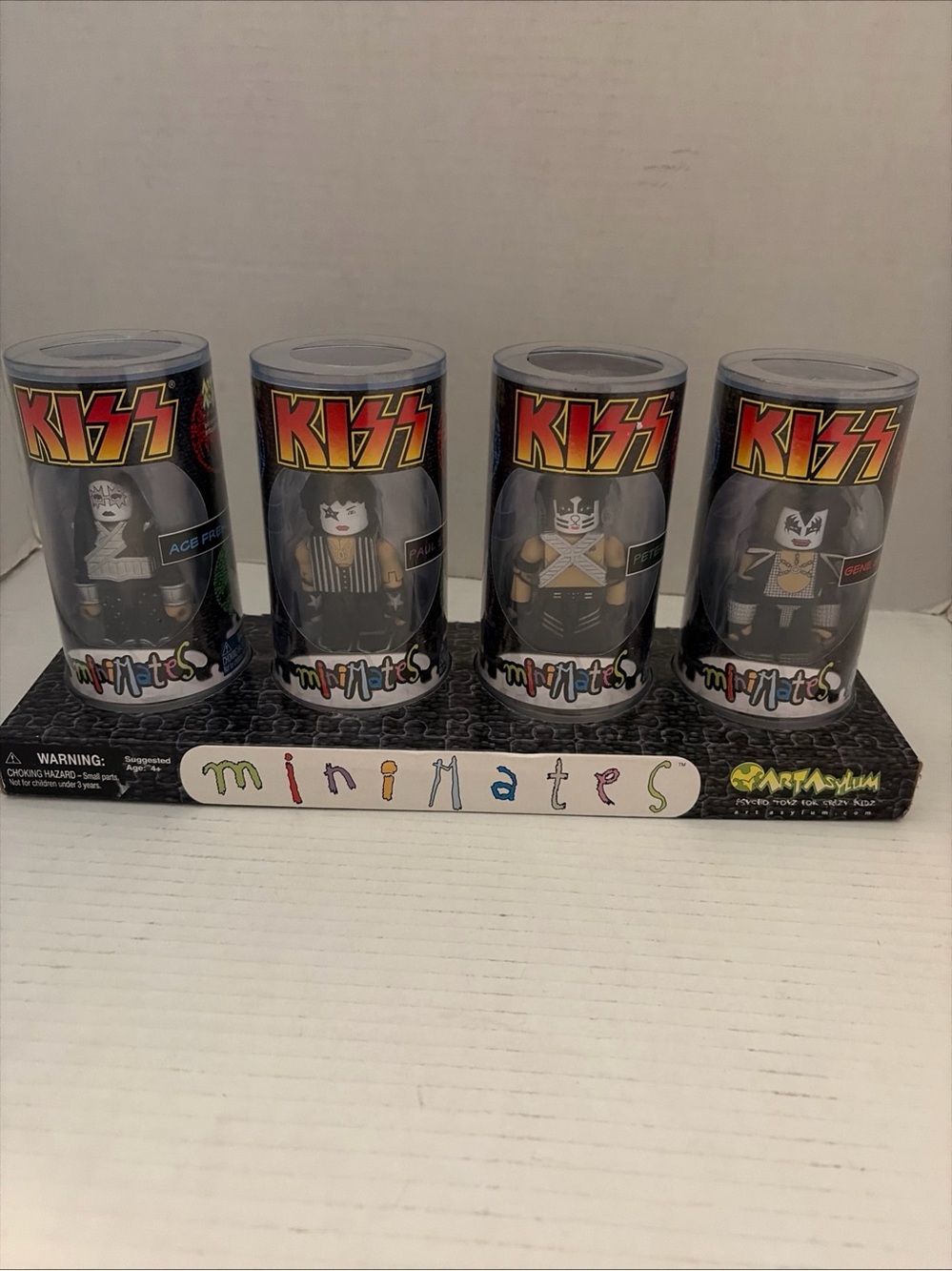 Kiss Minimates Action Figure Set in Black, Yellow, Red